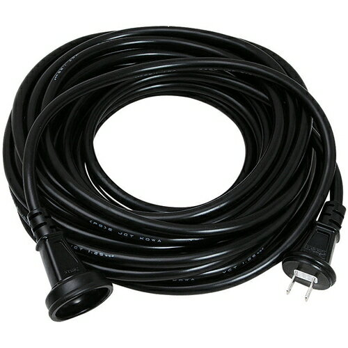 KOWA 防雨コード 15A×10M KRW14-10 クロ 【4580138480142】