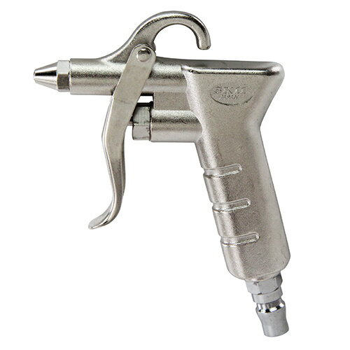 引金で簡単に無段階流量調整ができる、ノーマルノズルのエアダスターです。【用途】ゴミ・切粉・切屑・水滴の除去、洗浄・冷却・乾燥作業等。【機能】純日本製で、高品質・長寿命です。　　　　ノーマルノズル付きです。●エアー取り入れ口ねじ:M12X1.0。●ノズル取付ねじ:G1/8(PF1/8めねじ)。●空気使用量:140L/min。●最高使用圧力:0.7MPa。●サイズ:高さ143X幅101.5X奥行20mm。●重量:218g。●適用流体:空気。