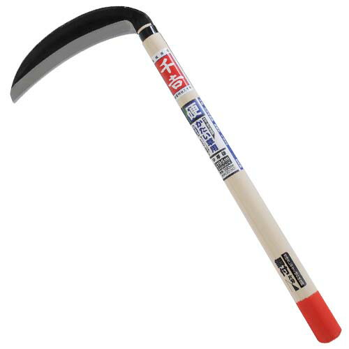 千吉 片刃中厚鎌 角度付 195mm 【4977292601566】