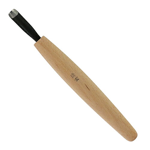 ■用途木彫、版画、小細工。■機能握りやすく力が入りやすい太鼓型柄の彫刻刀です。刃の断面がU字になっているため、様々な深さや大きさの溝彫りに使用します。荒彫りから仕上げ彫りまで幅広く使用できます。安来鋼青紙二号を使用しているので、切れ味が良く耐久性があります。■仕様・スペック●丸9mm。■注意事項用途以外に使用しないで下さい。お子様の手の届かない場所に保管して下さい。刃物ですので、ご使用・取扱いには充分ご注意ください。
