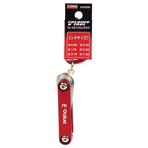 E-VALUE フォールディングレンチセット EFHW206I 【4977292266246】