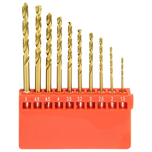 Rakuten - E-VALUE チタン鉄工ドリルセット ETDT-10HEX 【4977292312301】