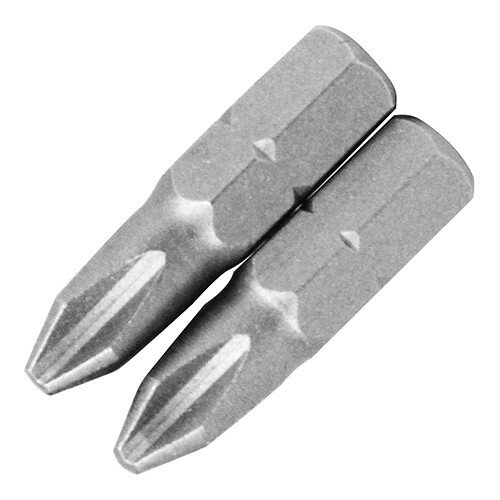 L型ドライバーの先端部に取り付ける交換用ビットです。■用途25MMの片頭ビット。■機能L型ドライバー交換ビットです。●2本入。