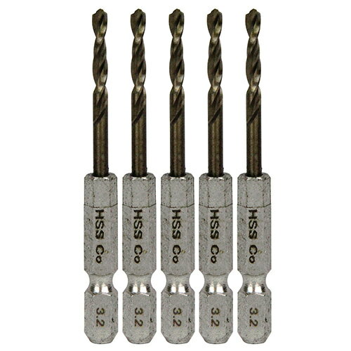 樂天商城 - SK11 六角軸COステンドリル 微短 3.2mm 5PCS 【4977292318334】