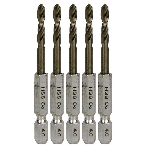 Rakuten - SK11 六角軸COステンドリル 微短 4.0mm 5PCS 【4977292318358】