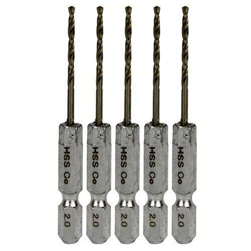 Rakuten - SK11 六角軸COステンドリル 普通 2.0mm 5PCS 【4977292318488】