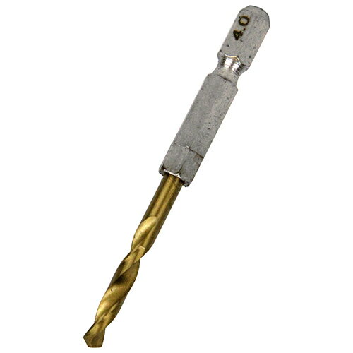 ブレが小さい、ハイス鋼クロスシンニング刃先で食い付き抜群の微短鉄ドリルです。■用途鉄、木、樹脂、軽金属の穴あけ。■機能ハイス鋼(HSS)にチタン(Tin)をコーティング、耐熱性能が上がり長寿命です。六角軸なのでインパクトドライバーなどのチャックに直接セットできます。クロスシンニング刃先で食い付き抜群です。●サイズ:4.0mm。●標準穴あけ可能厚:(鉄)2.0mm・(木)らせん溝長の2/3程度。●軸:六角軸6.35mm。●使用電動工具:充電式インパクトドライバー・ドリルドライバー・電気ドリル。●加工材料:鉄・木・樹脂・軽金属。