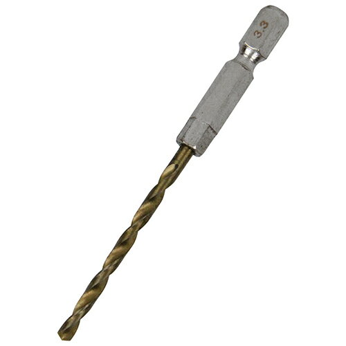 乐天商城 - SK11 六角軸TIN鉄ドリル 普通 3.3mm 【4977292328777】