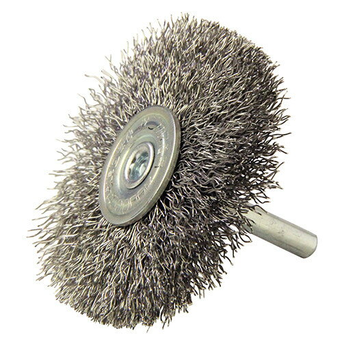 ステンレスの研磨、鉄のサビ落としなどに最適です。■用途ステンレス研磨・鉄のサビ落とし・塗装はがし・バリ取り。■機能塗装はがし、バリ取りなどにご使用いただけます。●軸径:6mm。●直径:約65mm。●対応機種:電気ドリル・フレキシブルシャフト...