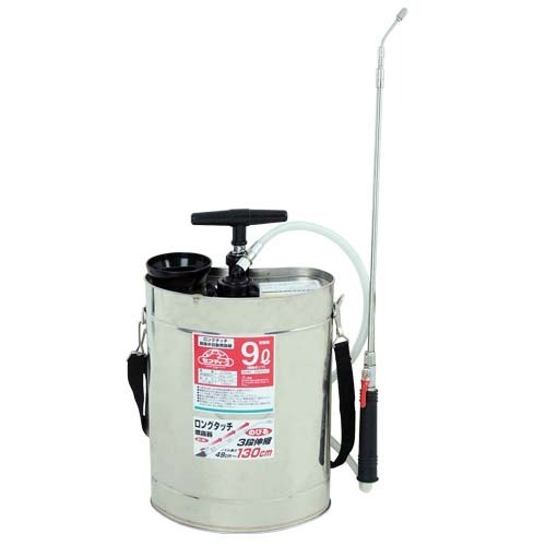 セフティ-3 ロングタッチ肩掛半自動噴霧器 9L ジュシポンプ 【4977292655033】 【クーポン対象外】