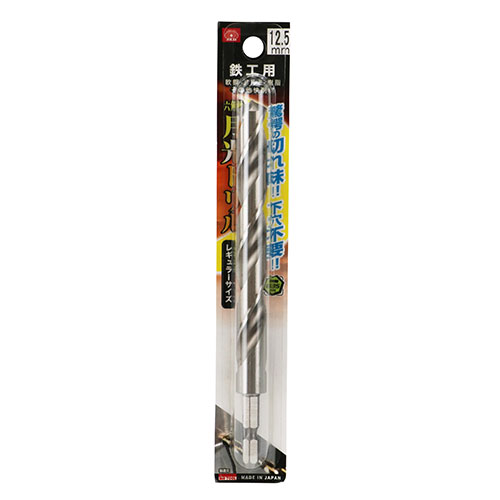 SK11 六角軸鉄工用月光ドリル FS6SGK12.5 【4582247453888】