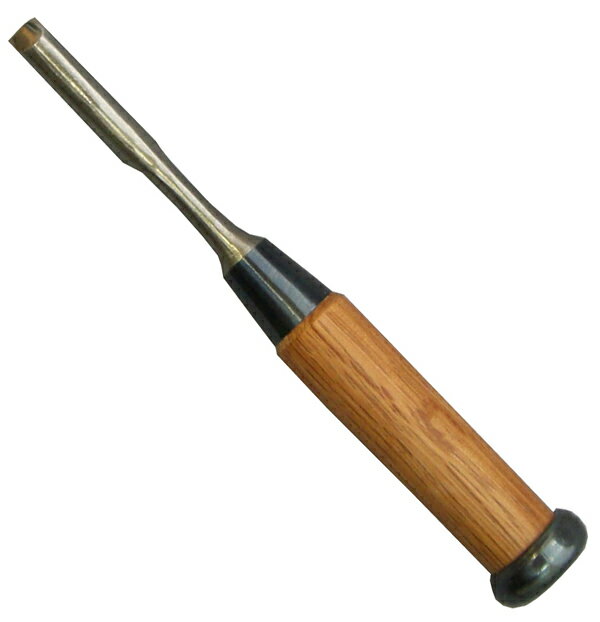 Chisels - 角利産業 木彫細工ノミ 赤樫柄 丸 9mm 41492