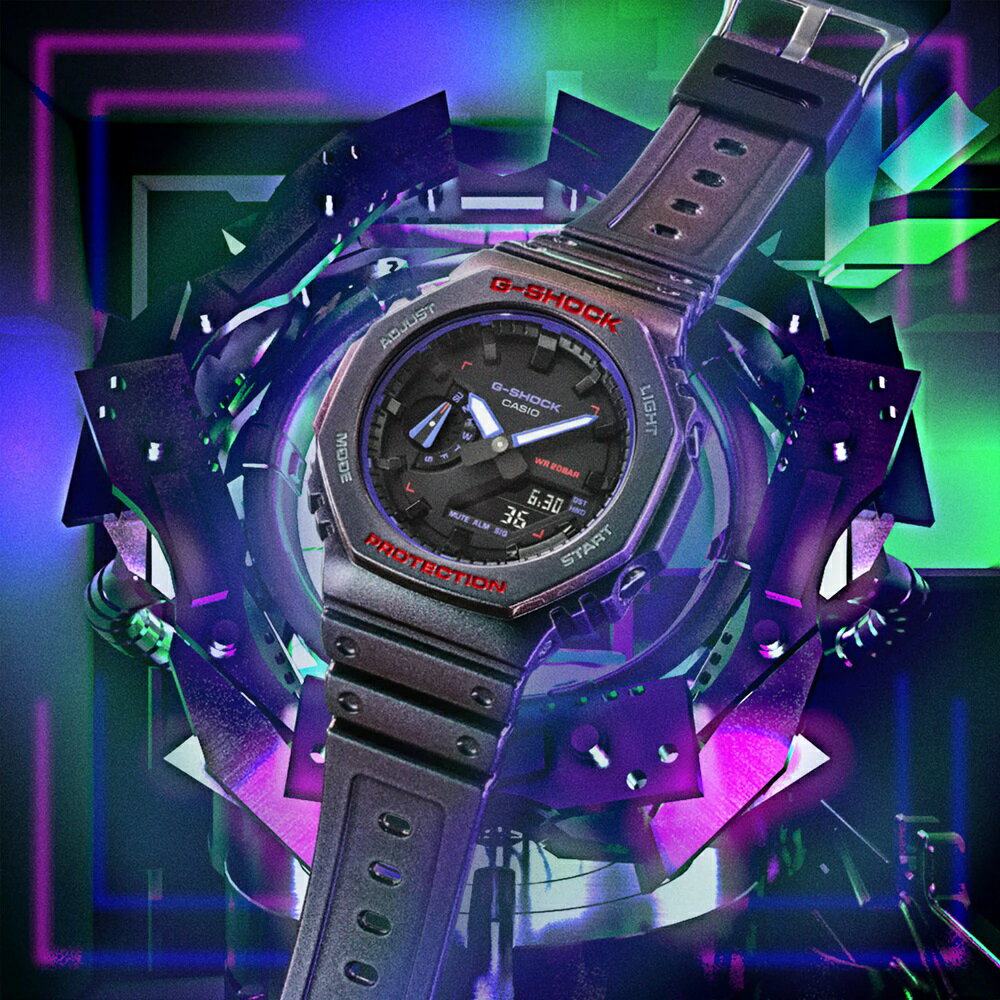 カシオCASIO G-SHOCK Gショック ジーショック Newデジタル アナログコンビ カーボンコアガード構造 GA-2100AH-6AJF【国内正規品】