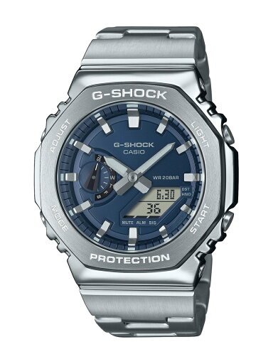 カシオCASIO G-SHOCK Gショック ジーショック Newデジタル アナログコンビ メタルブレス GM-2110D-2BJF カシオCASIO G-SHOCK Gショック ジーショック Newデジタル アナログコンビ メタルブレス GM-2110D-2BJF