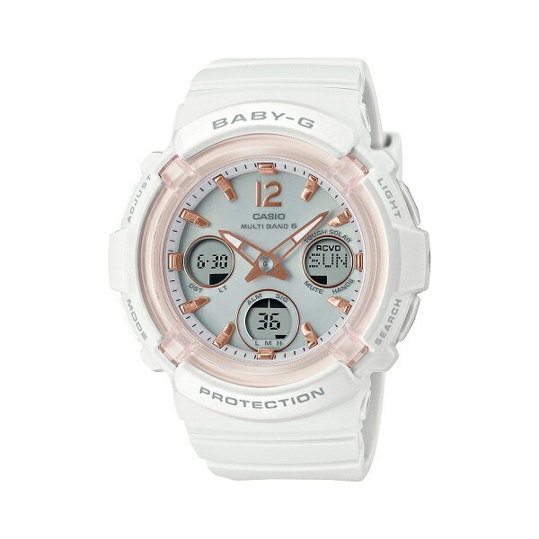 カシオ ベビーG ソーラー腕時計 レディース カシオCASIO BABY-G ベビーG レディース 時計 マルチバンド6 ワールドタイム タフソーラー BGA-2800-7AJF 【国内正規品】