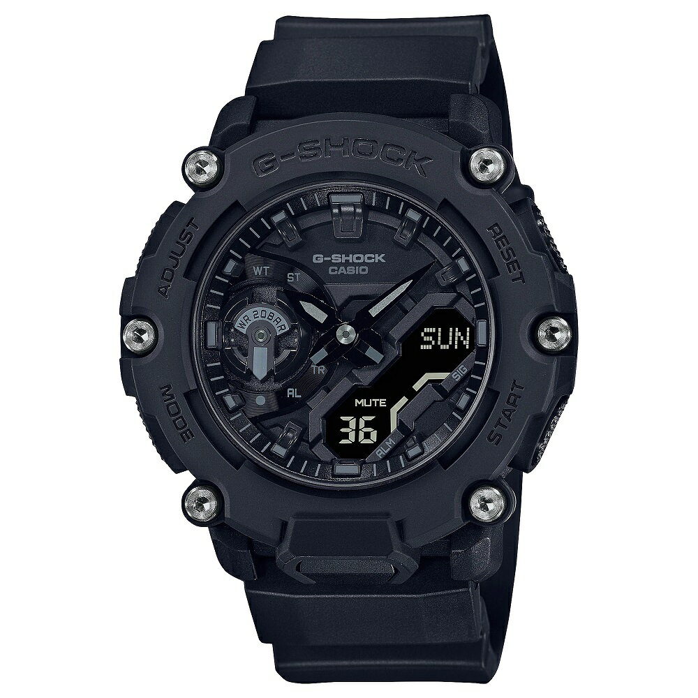 カシオCASIO G-SHOCK Gショック ジーショック カーボンコアガード構造 GA-2200BB-1AJF