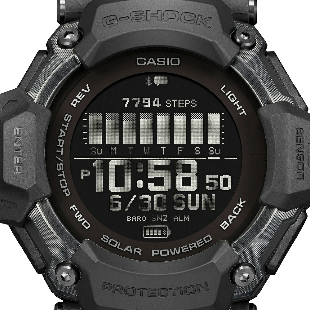 カシオCASIO G-SHOCK Gショック ジーショック G-SQUAD 心拍 GPS GBD-H2000-1BJR【国内正規品】