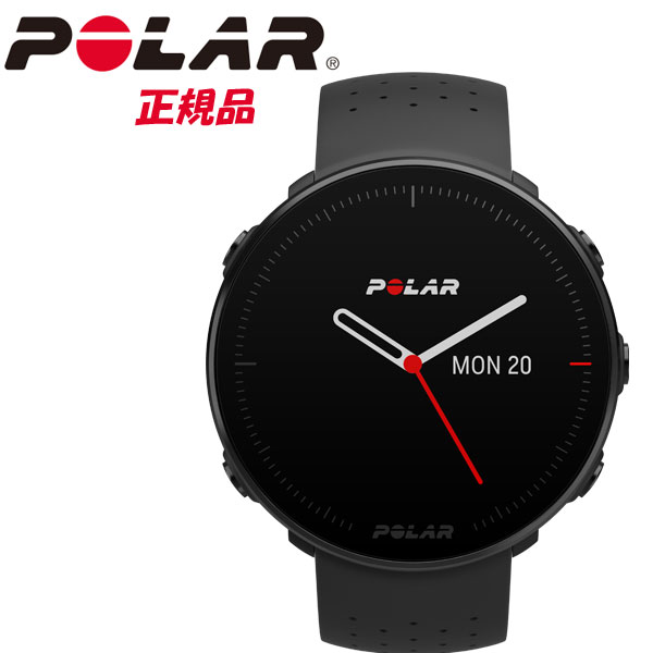 ポラール スマートウォッチ POLAR ポラール 高性能ランニング&マルチスポーツGPS時計 VANTAGE M BK ブラック【国内正規品】みちびき対応90069736 M/Lサイズ