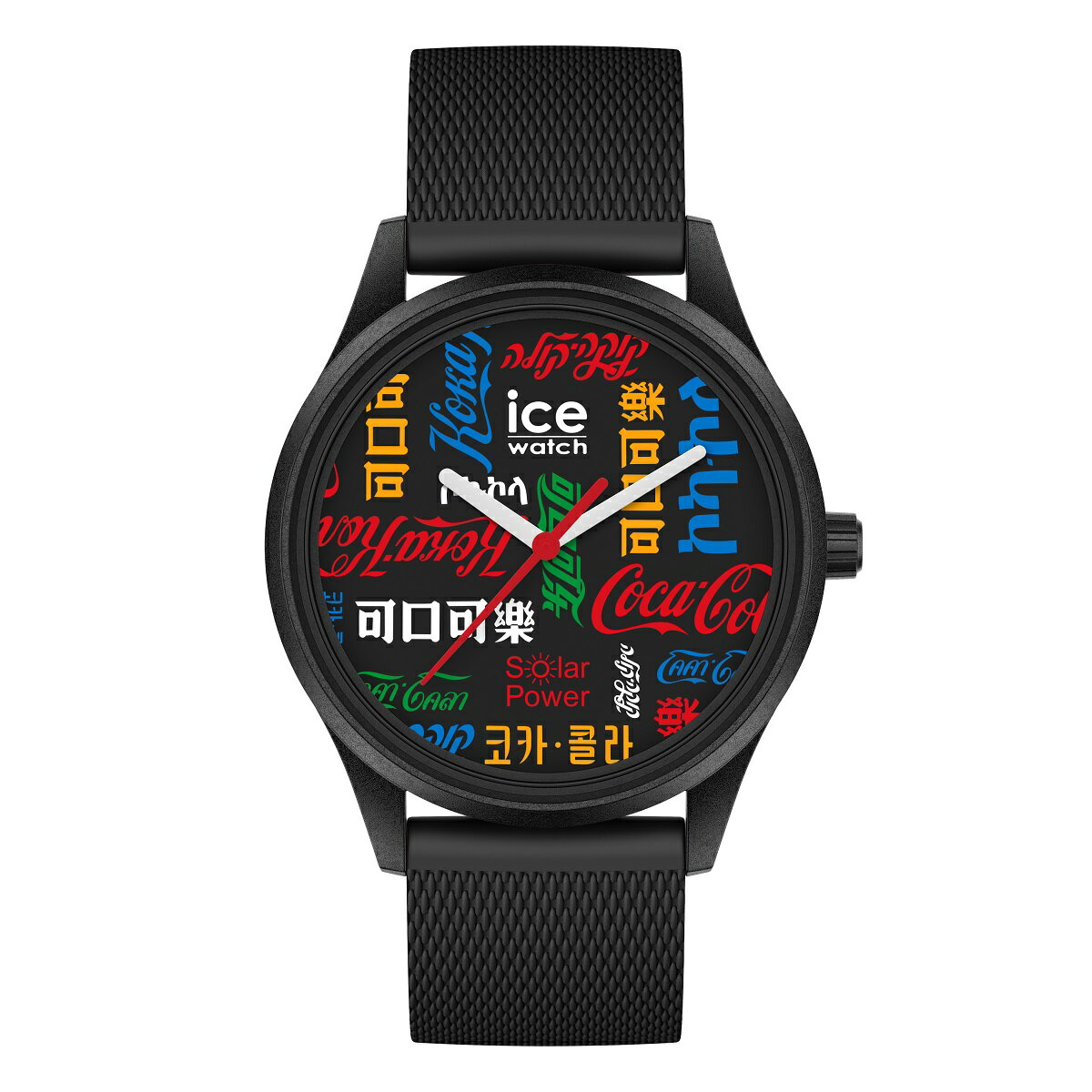 ICE WATCH アイスウォッチ 腕時計 アイスソーラーパワー ブラック Coca Cola 40mm 019618【正規品】※ICE WATCHオリジナルショッピングバック付き