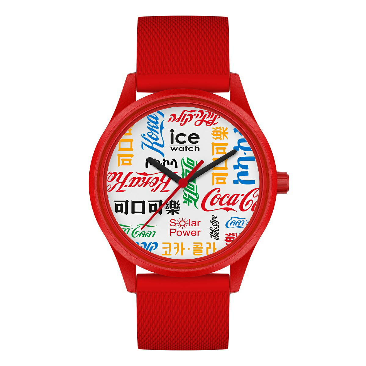 ICE WATCH アイスウォッチ 腕時計 アイスソーラーパワー レッド Coca Cola 40mm 019620【正規品】※ICE WATCHオリジナルショッピングバック付き