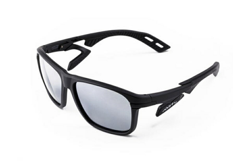 【正規品】AirFly エアフライ 世界特許取得 高機能サングラス 鯖江ブランド AF-402 C-1【Black Matt / Smoke】