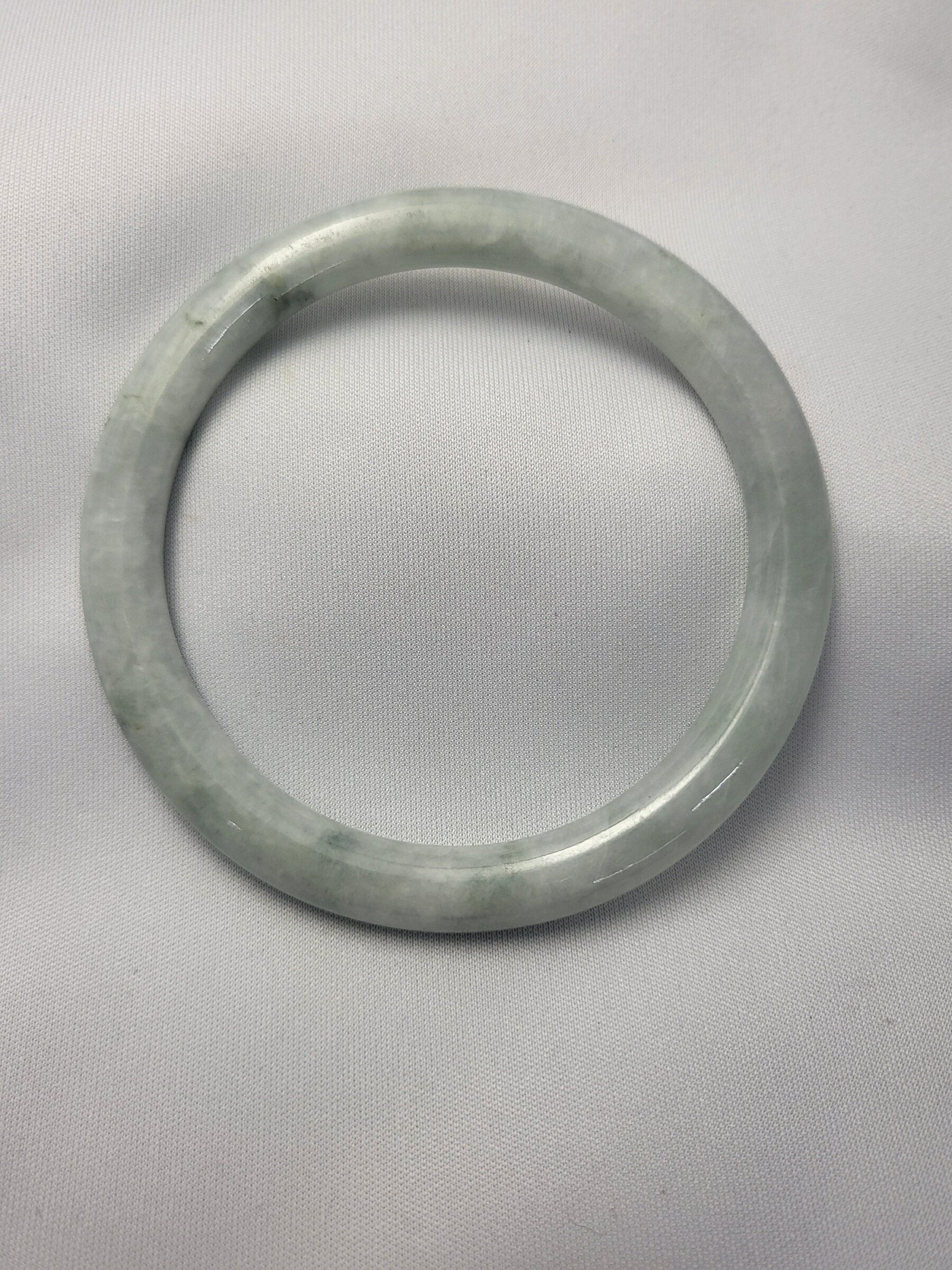 翡翠バングル7mm天然石パワースト...