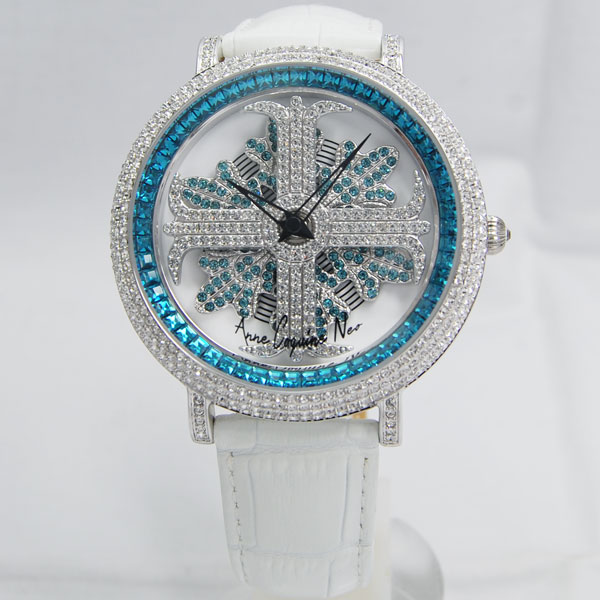 アンコキーヌ ネオ Anne Coquine Neoアルバ 46mm ブルー M1-4A【正規品】【ぐるぐる時計・グルグル時計】 アンコキーヌ ネオ Anne Coquine Neoアルバ 46mm ブルー M1-4A【正規品】【ぐるぐる時計・グルグル時計】