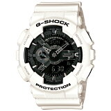 ¨ǼۥCASIO Gå å G-SHOCK ǥ ۥ磻ȡ֥å꡼ GA-110GW-7A