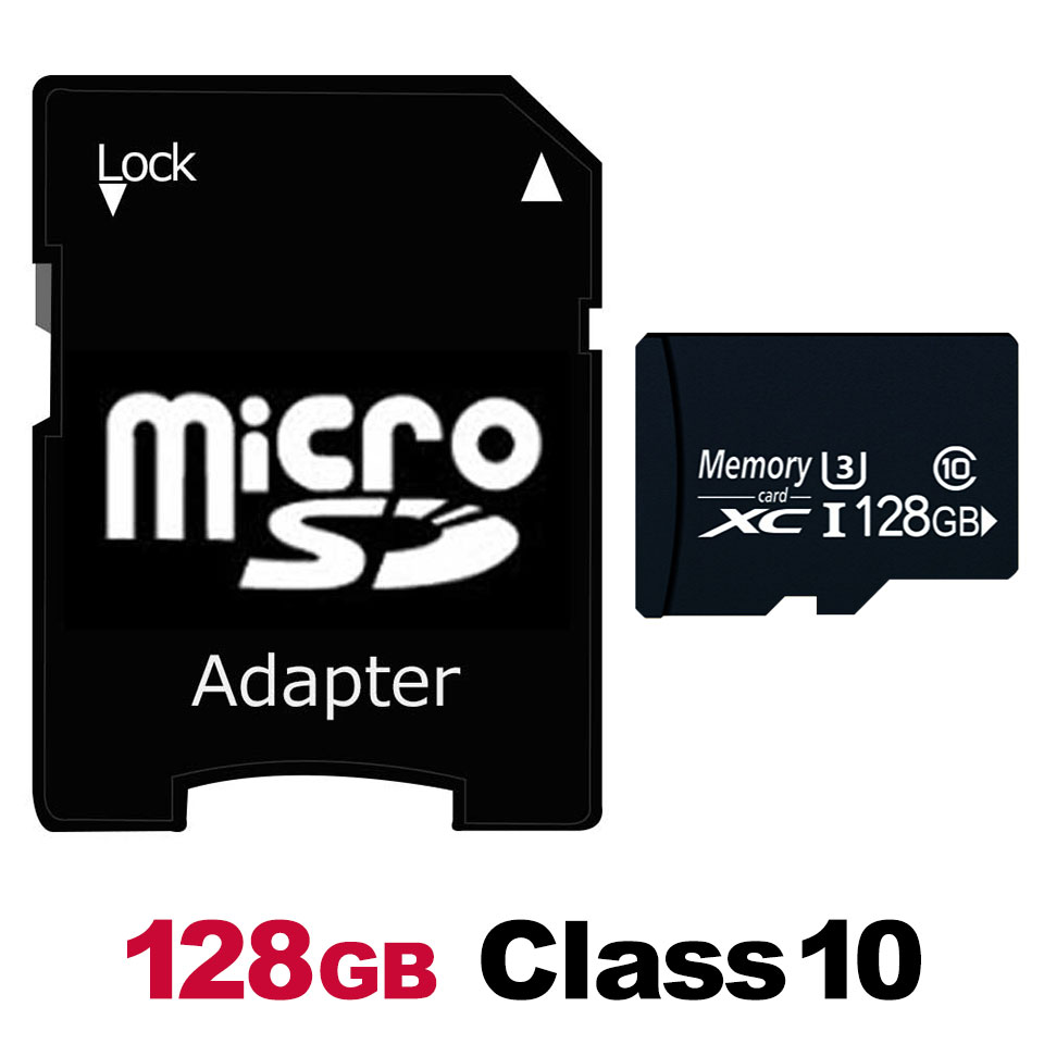 microSDHC メモリーカード microSD 128gb SDHC class10 アダプター付き スマートフォン各種 デジカメ タブレット 携帯電話 簡易パッケ..