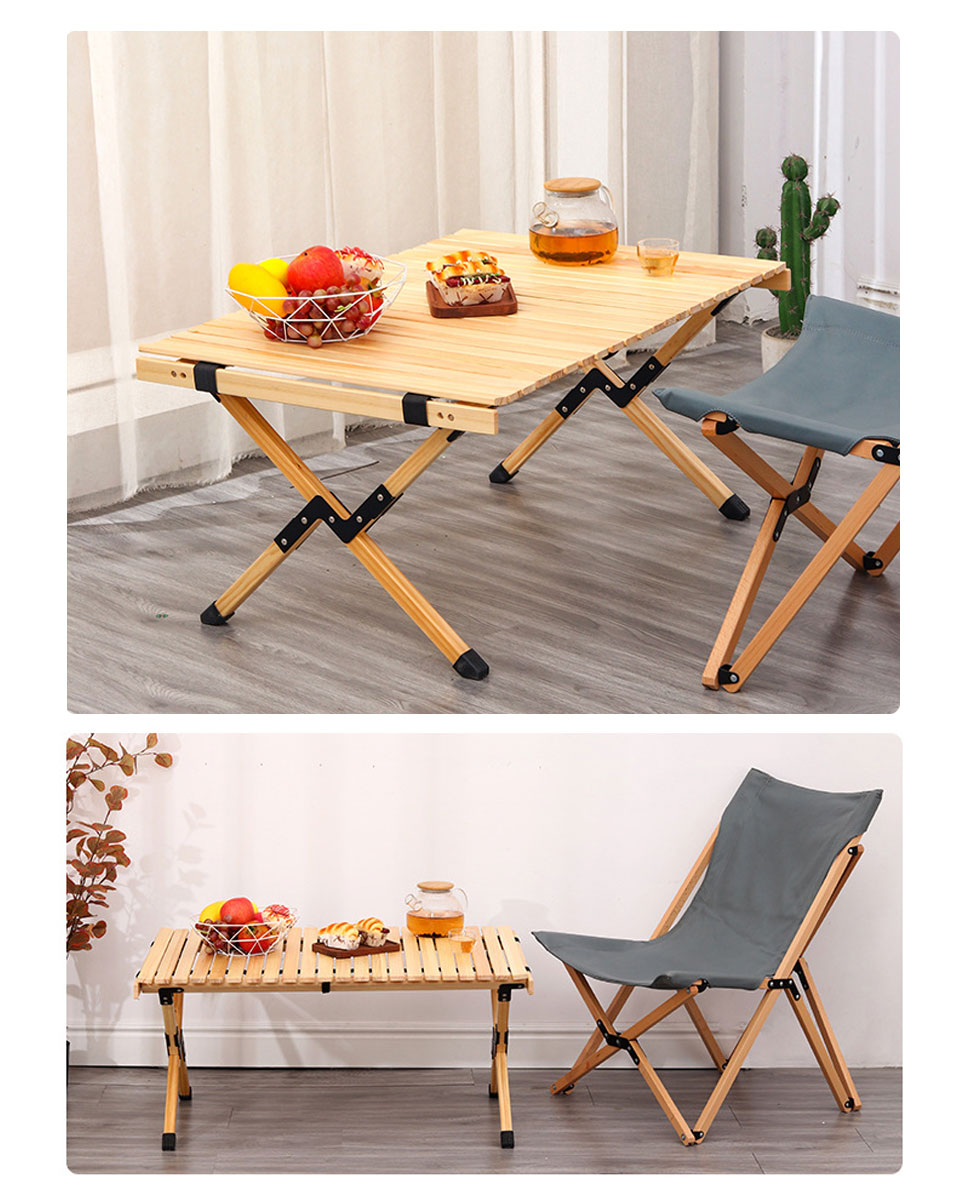 レジャーテーブル 90cm×60cm アウトドア ローテーブル キャンプ テーブル 木製 アウトドア テーブル 折り畳み ピクニックテーブル テーブル ローテーブル ロールテーブル キャンプ アウトドア ピクニック バーベキュー ウッド ファミリーテーブル 宅G