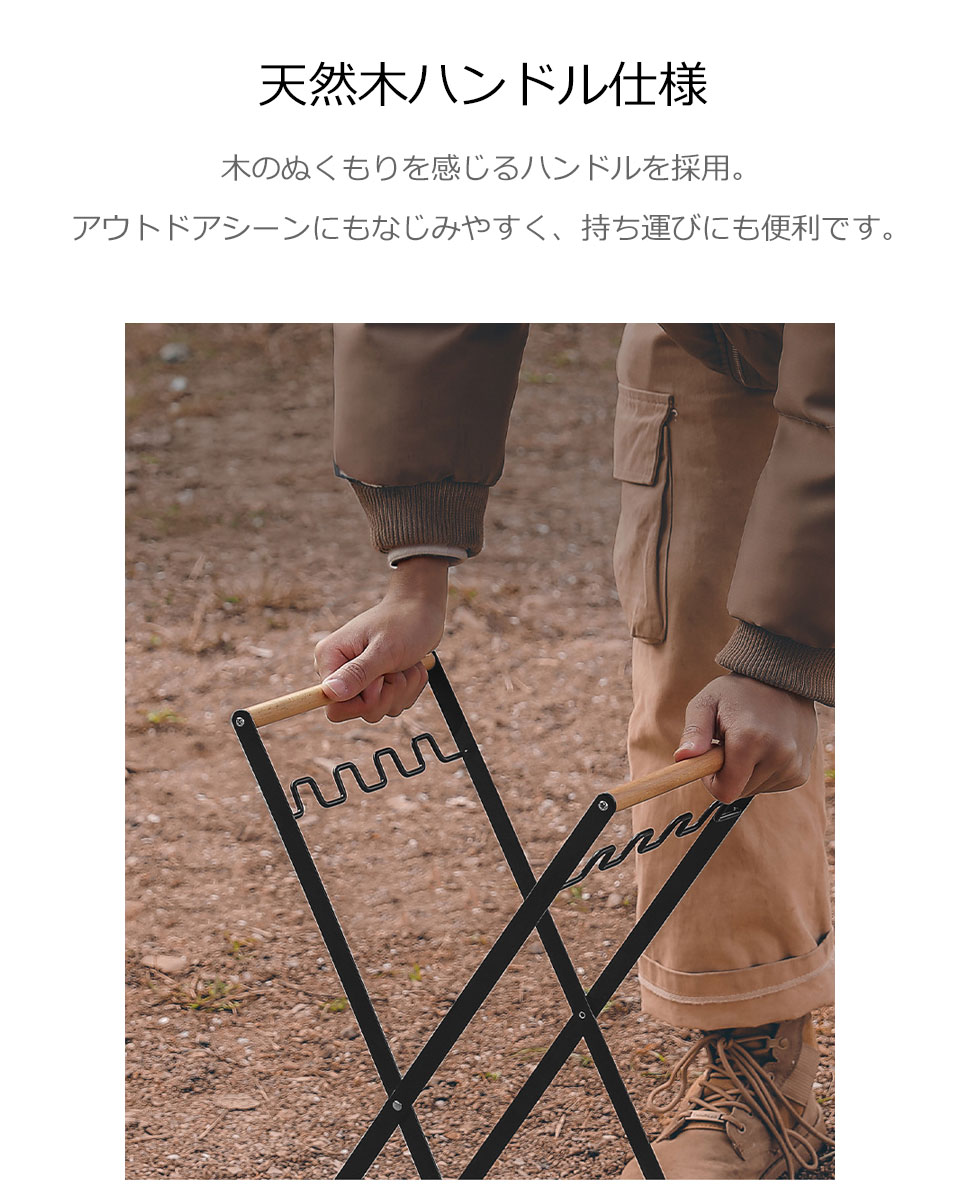 ゴミ袋スタンド レジ袋スタンド ゴミ箱 折りたたみ ゴミ箱 ごみ箱 木製 ゴミ袋ホルダー レジ袋ホルダー 収納ホルダー 分別 アウトドア キャンプ バーベキュー ガーデニング 持ち運び ダストボックス 省スペース ダストスタンド レジ袋 ゴミホルダー 宅G [3]