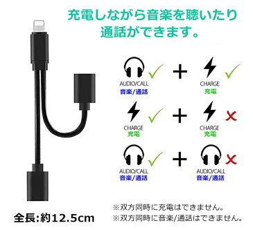 iPhone 変換ケーブル iPhone8 変換アダプタ イヤホンジャック 2in1 充電ケーブル 音楽 通話 アイフォン8 Plus 7 7Plus 充電しながらイヤホンが使える 同時接続可能 充電器 iPhoneX アイフォン10 ケーブル イヤフォン y2