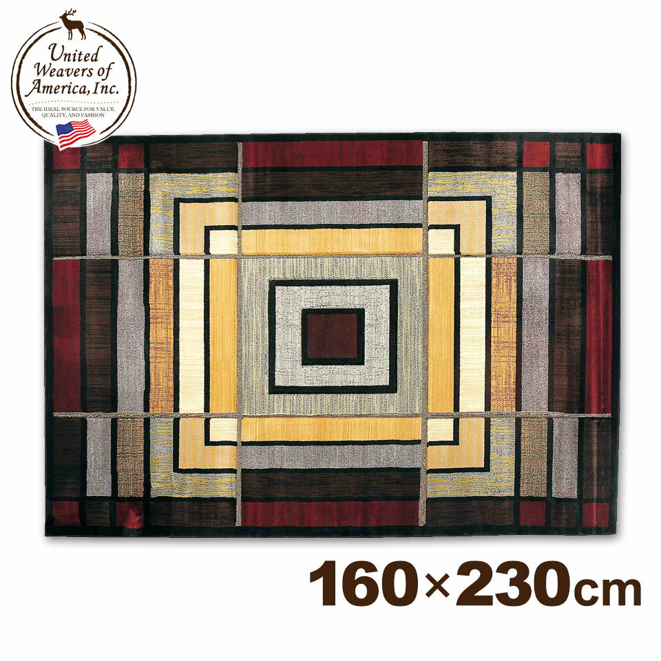 ■業界トップクラスのメーカーが華やかに演出する表情豊かな高品質ラグ 表情豊かなデザインが特徴的なユナイテッド・ウィーバーズ・オブ・アメリカのラグ。寝室やリビング、玄関など、どんな場所にもおすすめなデザイン性、色合いとなっています。 商品の素...