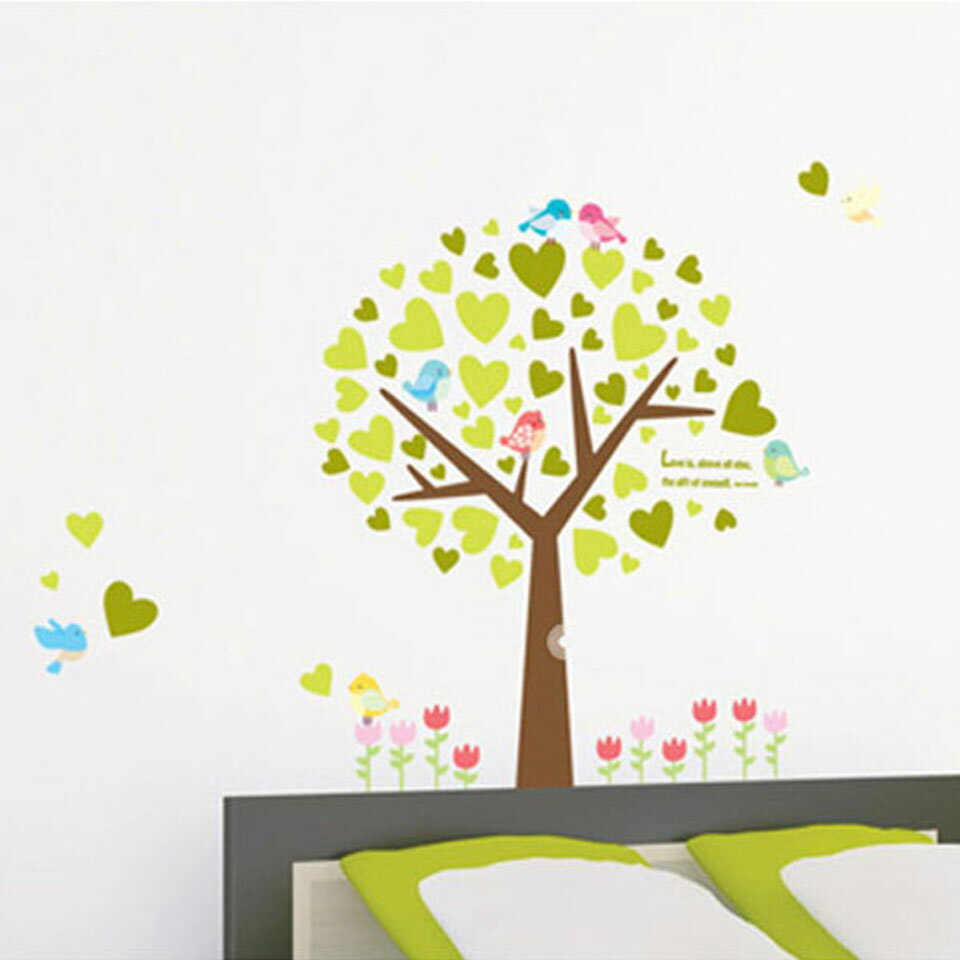 ウォールステッカー 植物 木 [ハートの木] ウォールステッカー 北欧 ウォールステッカー 植物 木 ウォ..