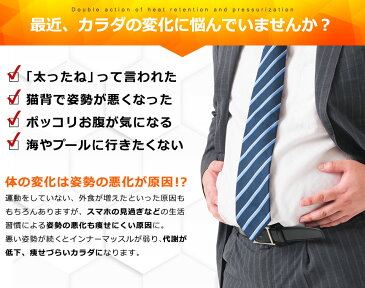 加圧シャツ 加圧インナー メンズ メンズインナー 長袖 長袖シャツ 長そで 補正下着 加圧トレーニング 腹筋 お腹 引締め 姿勢補助 ウエスト 猫背対策 背筋 姿勢補正 男性 スポーツ サポーター 暖い あったか ヒートインナー Vネック 白 黒 M L ブラック ホワイト