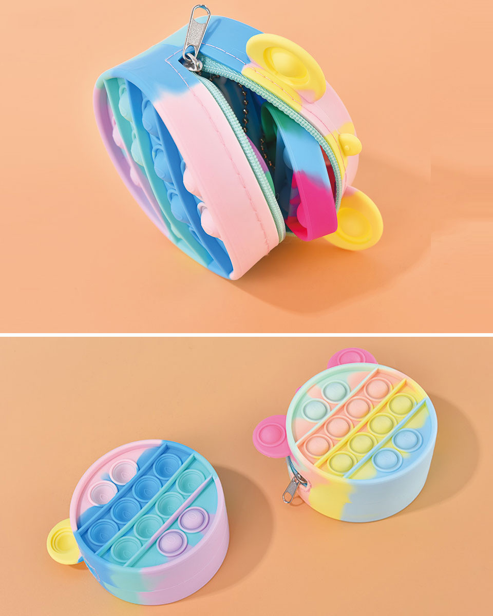(小銭入れ コインケース 財布) プッシュポップ ストレス解消グッズ プッシュ ポップ バブル 知育 スクイーズ 玩具 カラフル バブル感覚 プッシュポップポップ ストレス プッシュポップバブル フィジェットおもちゃ 子供 大人 ポップイット y4 krara-10052419 ケイ・ララ 楽天市場店 サンプル画像2