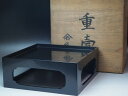 0720 重台 木箱入り漆器/トレイ/アンティーク/骨董品【中古】【同梱不可・送料無料対象外】