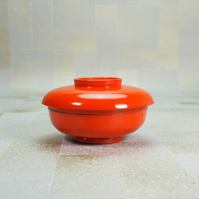 皆朱向付椀 0008b漆器 天然木 漆会席 お椀 食器【中古】 古美術 骨董 アンティークJAPAN antique vintage tableware japanese lacquerware japanese soup bowl