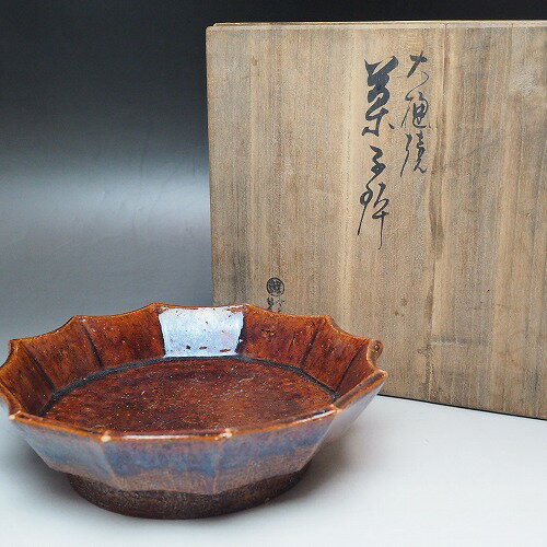 大樋焼　菓子器　0106茶道 抹茶 和菓子 茶道具古道具【中古】アンティーク 骨董JAPAN japanese antique vintage