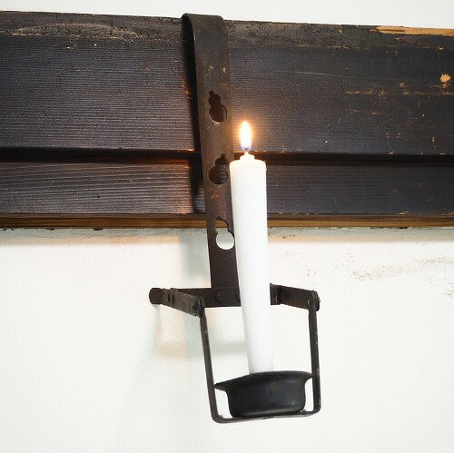 0012 燭台 灯り ランプ 蝋燭 古道具 かなもの古民具 古民家 家具【中古】 アンティーク 骨董JAPAN japanese antique vintage