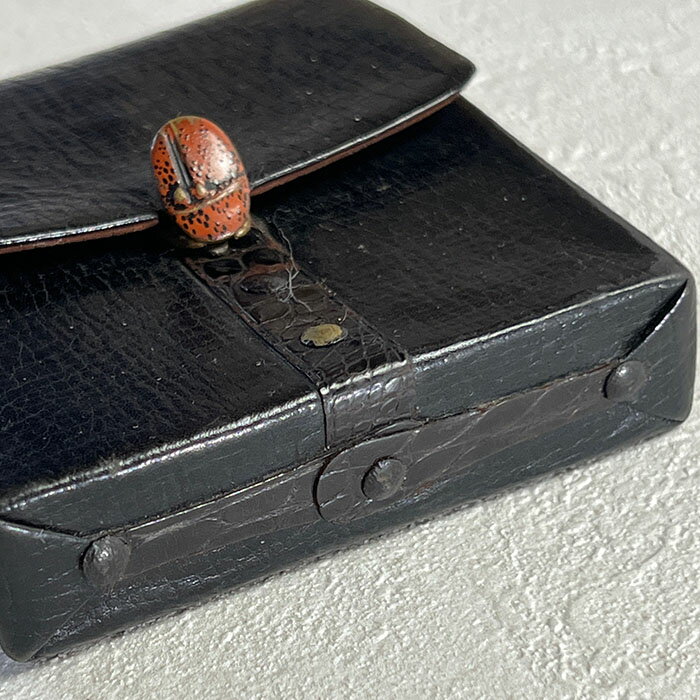 喫煙具 提げ煙草入　0004 とんこつ 腰差し 堤もん 喫煙グッズ 刻み煙草 じんぎり【中古】暮らしの 古道..