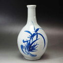 0201 伊万里焼 徳利 明治 白磁 徳利 酒器 陶磁器 瀬戸物 食器骨董 アンティーク 【中古】 古民家 古民具 雑器 JAPAN tableware por...