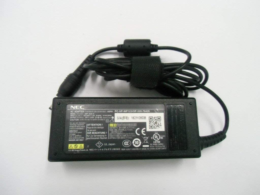 【送料無料】純正品 NEC ACアダプター 100-240V 65W 19V 3.42A 中古 PC ...