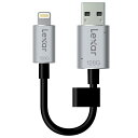 Lexar JumpDrive C25i USBフラッシュドライブ 128GB (USB3.0 iPhone Lightningコネクタ対応 最大読込95MB/s 最大書込10MB/s) LJDC25i-128BBNL Apple認証 (Made for iPhone取得) ライトニングケーブル 充電ケーブル レキサー ジャンプドライブ