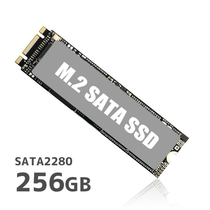 SSD256GB SATA M.2 2280 ノンブランド品 6GB/sに準拠 3D TLC 最大読取り530MB/s 最大書込み400MB