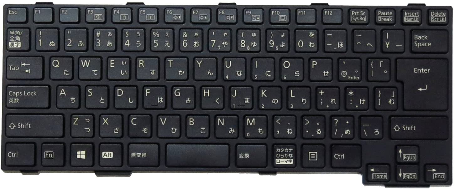 【送料無料】【中古】ノートパソコン交換用キーボード CP634634-01 MP-11A50J03D85W 富士通 LIFEBOOK A561/C A561/D …