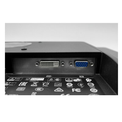 HP V223 液晶モニター 21.5インチワイド ブラック 1920×1080 (フルHD) TNパネル LEDバックライト付 液晶ディスプレイ ノングレア VGA DVI【中古】 - Image 2