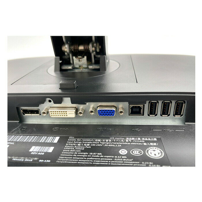 DELL デル P2214Hb LED液晶モニター 21.5インチワイド ブラック 1920×1080 （フルHD）IPSパネル LEDバックライト付 非光沢 ノングレア 液晶ディスプレイ ディスプレイポート DVI VGA【中古】 - Image 3