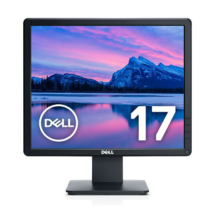 DELL デル 液晶モニター 17インチ スクエア 黒 ブラック 1280x1024 SXGA TN 非光沢 ディスプレイポート D-Sub VGA E1715S ディスプレイ【中古】