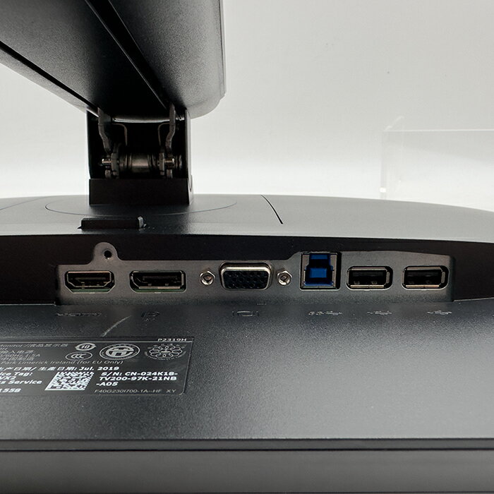 DELL デル P2319H 液晶モニター 23インチワイド ブラック 1920×1080 （フルHD）IPSパネル LEDバックライト付 非光沢 ノングレア 液晶ディスプレイ USB3.0 HDMI ディスプレイポート VGA PS4 switch 対応 スイッチ 【中古】 - Image 3